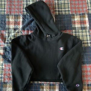 Champion cropped hoodie